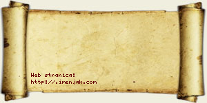 Tamara Danilović vizit kartica